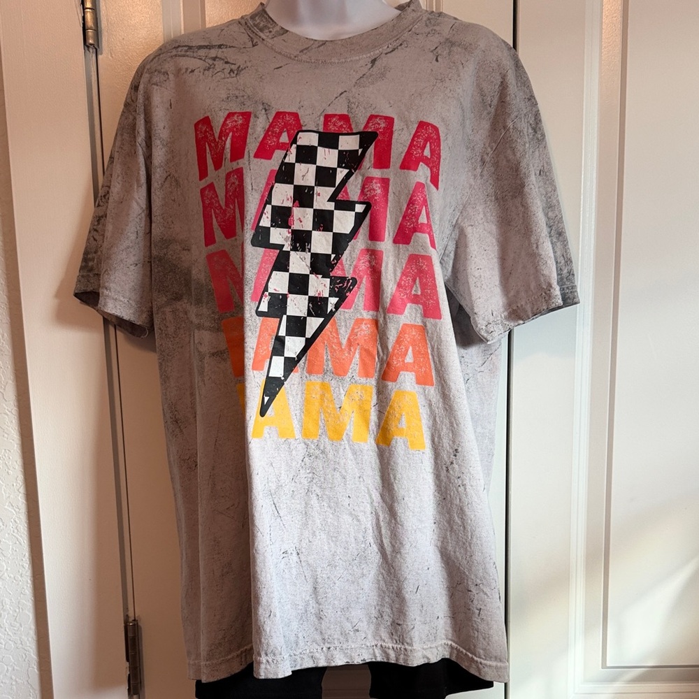 Comfort Colors Gray Tee with Graphic Print